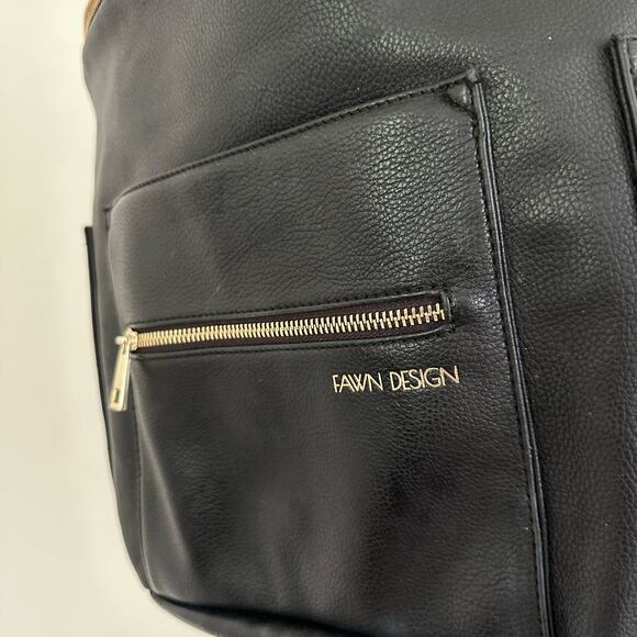 Fawn Design  Zip-Around Convertible Backpack Black - Picture 3 of 13
